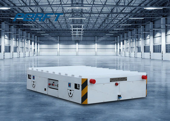 30 Ton Motorized Trackless Transfer Cart For Workshop Material Transport