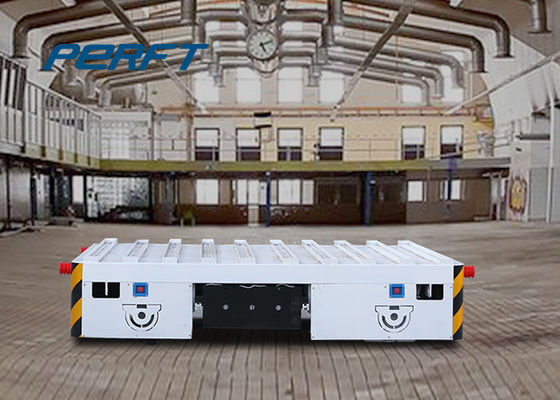 30 Ton Motorized Trackless Transfer Cart For Workshop Material Transport